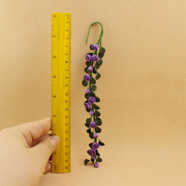 A01-X466 детская игрушка 1:12 кукольный домик Мини Миниатюрный rement кукла аксессуары цветок розовая нить 1 шт