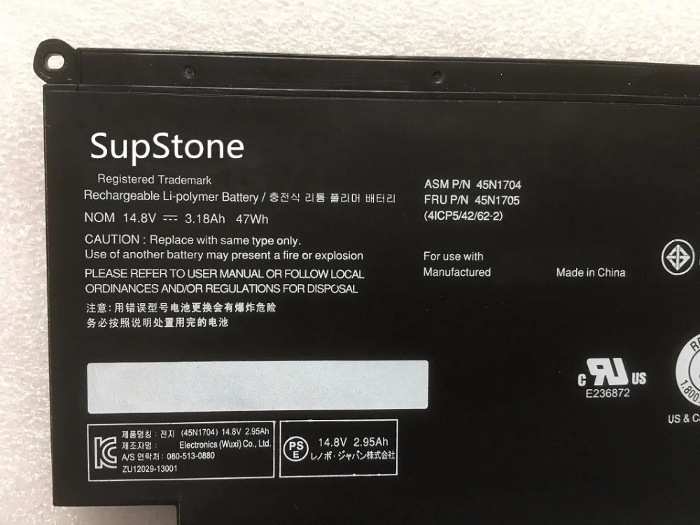 SupStone Genuine 45N1705 45N1704 45N1706 45N1707 Battery For Lenovo Thinkpad Yoga S1-120 S1-S240 20CD 20C0 12-20DL 20CD0038GE | Компьютеры