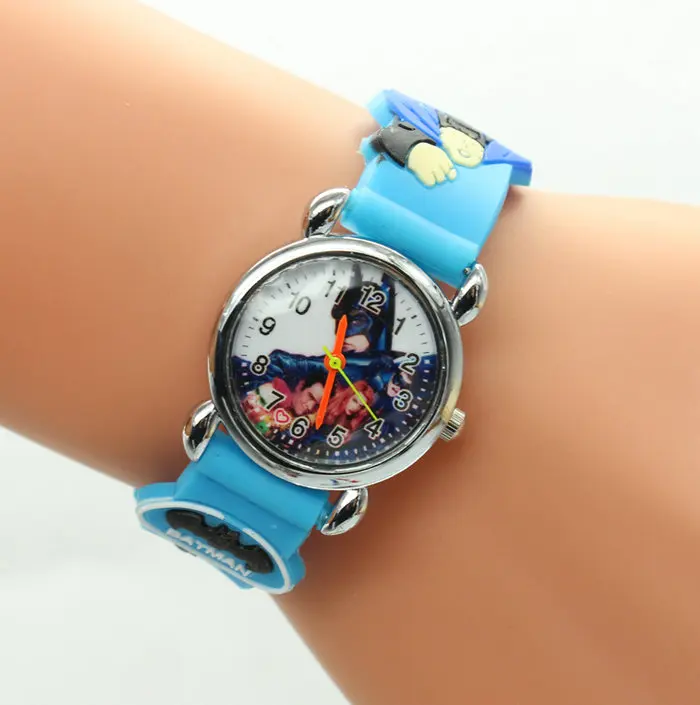 1 шт. Новое поступление часы в стиле Бэтмен 3D мультфильм детские игрушки