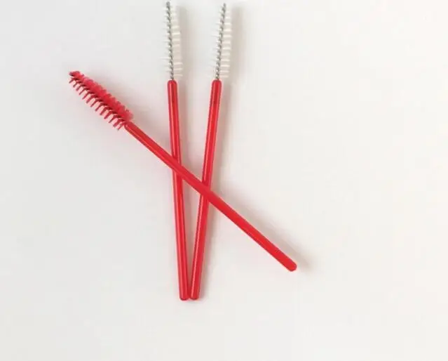 50 шт Косметика Кисть из синтетического волокна одноразовые щеточки с тушью для