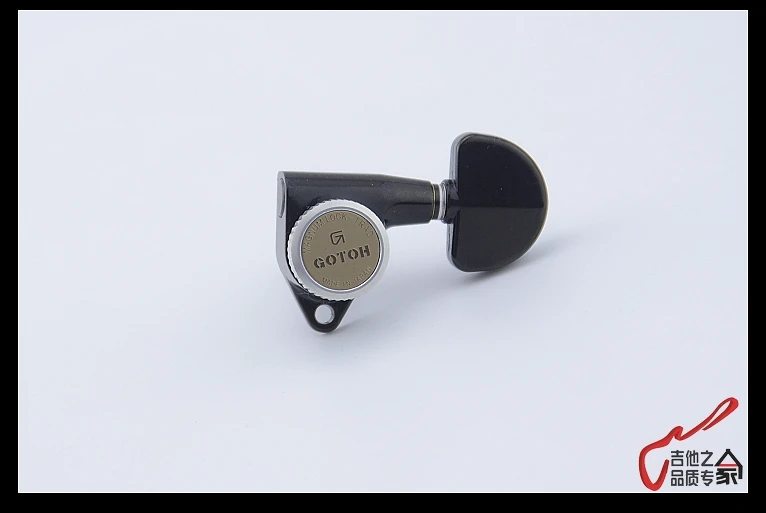 Оригинальные немецкие тюнеры L3 + R3 с фиксирующей головкой для гитары (черные)