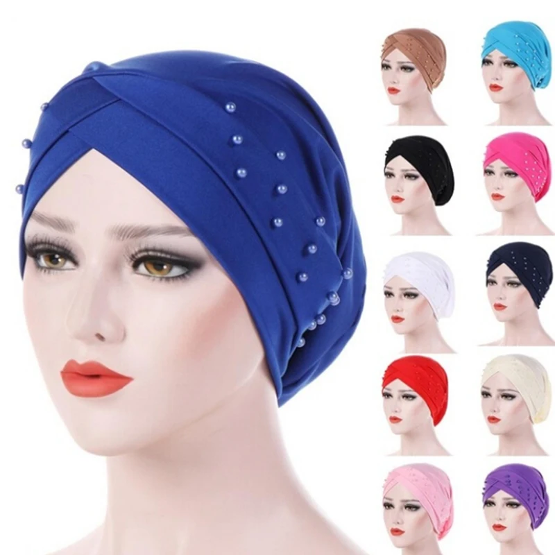1 предмет Новинка Для женщин эластичная повязка шляпа мусульманский хиджаб