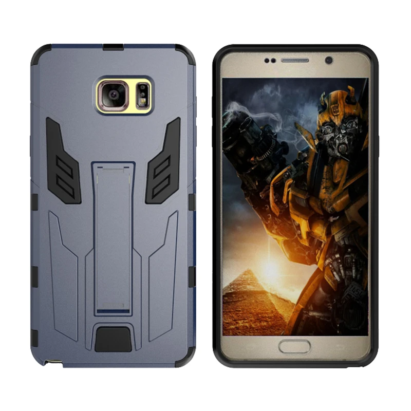 Soznoc Жесткий Защитник Броня Мобильный Телефон Cover Case Для Samsung galaxy Note 5 S6 S7 край ТПУ С