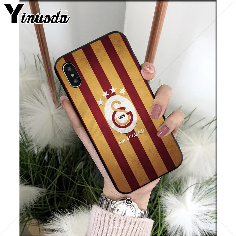 Yinuoda Турция Galatasaray SK Mustafa Kemal Ataturk силиконовый мягкий ТПУ чехол для телефона для iPhone 8 7 6 6S Plus X XS MAX 5 5S SE XR