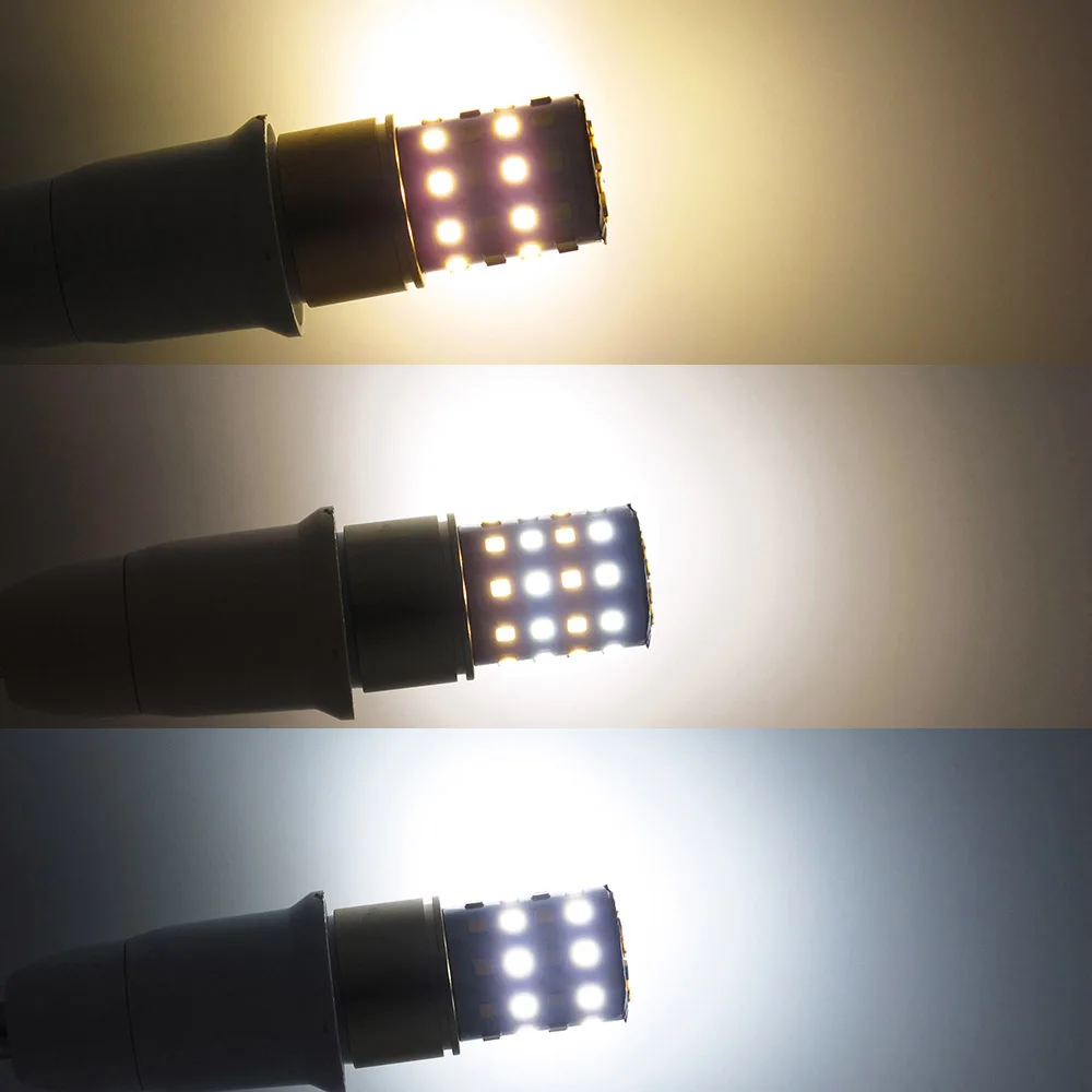3 цвета температуры золотой алюминий E27 LED Кукуруза лампы 85 265 в свет SMD 2835 20 50 70