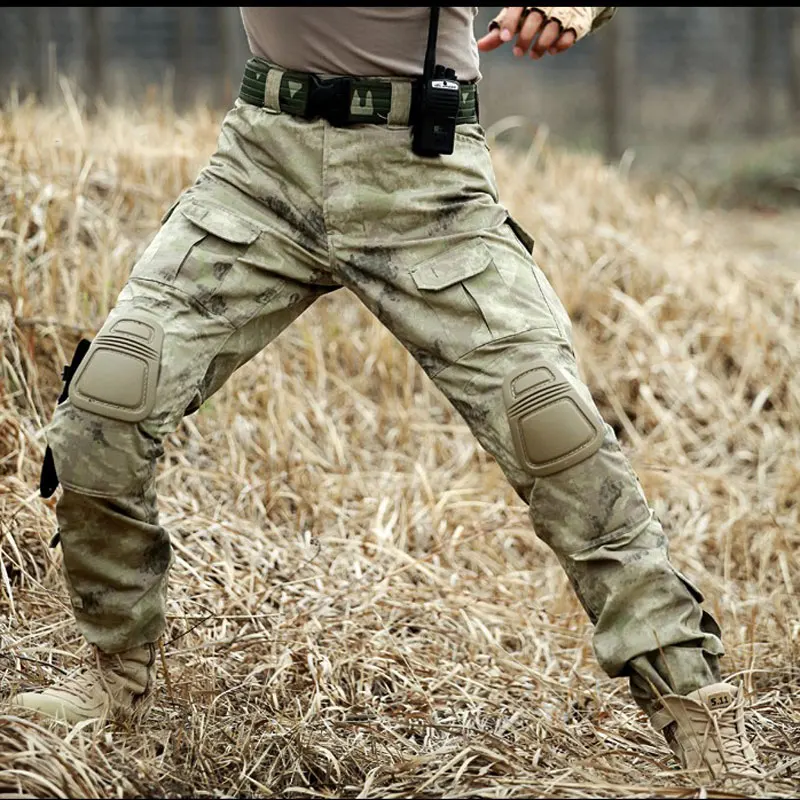 Тактический Камуфляж Брюки брюки-карго мужчины Pantalon Homme штаны US Army Delta сил Hunter