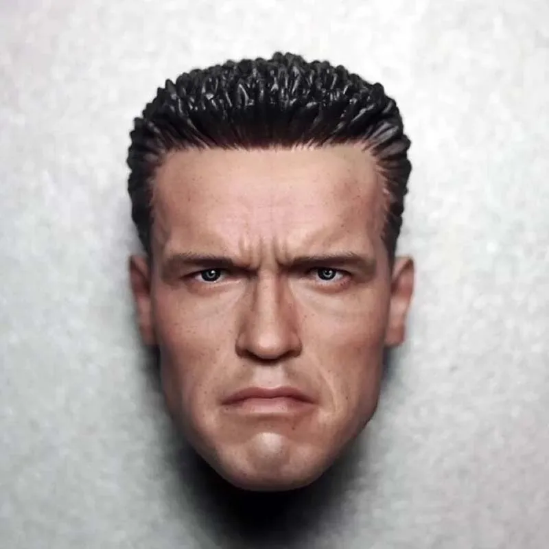 Коллекционная камуфляжная голова Mnotht T800 масштаб 1/6 12 дюймов|Игровые фигурки и