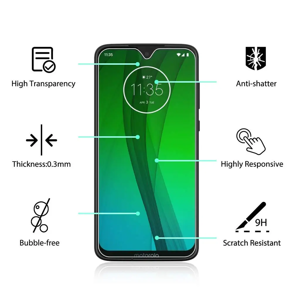 9H 2.5D Закаленное стекло для Motorola MOTO Z4 Play Защита экрана Z4play Взрывозащищенная