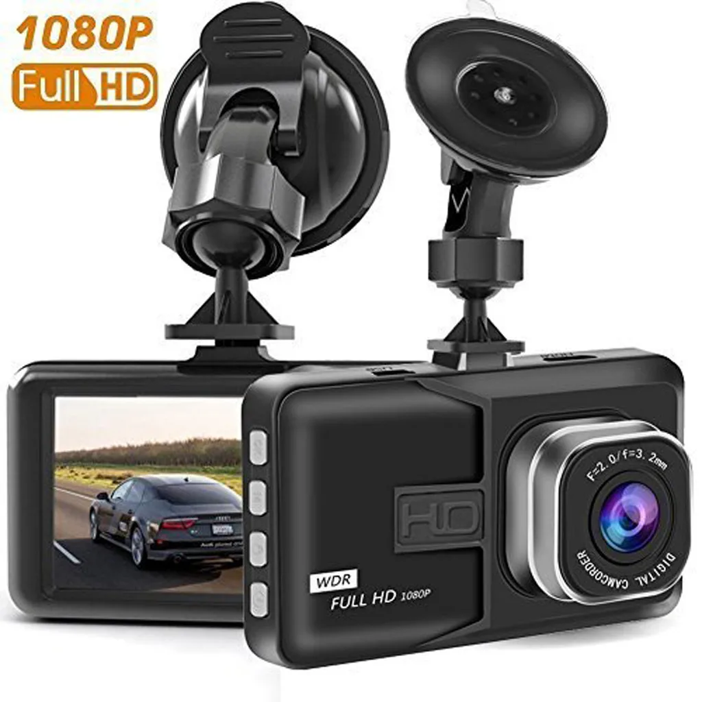 1080P " HD 1080P Автомобильная камера для вождения 170 широкоугольная приборная панель Автомобильная камера DVR Автомобильная инструментальная камера g-сенсор