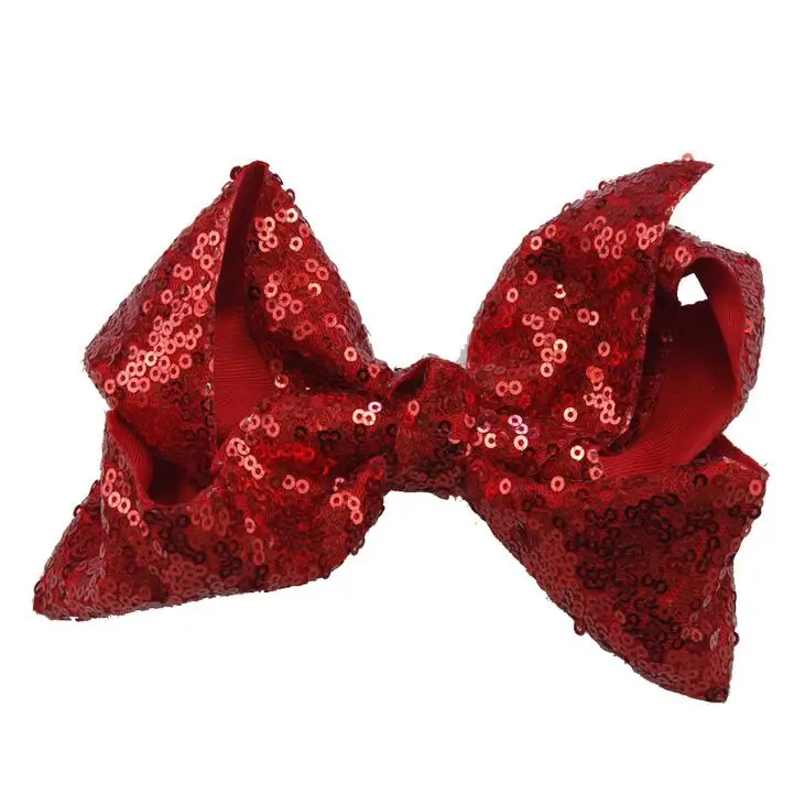 20 шт Бесплатная доставка Радужные Блестки для волос бант|sequin hair bows|hair bowsbow bow |