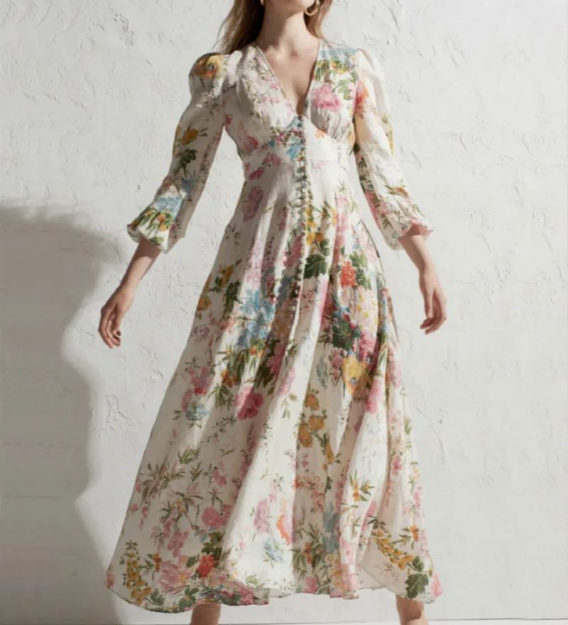 Женское модельное длинное платье миди с принтом дизайнерское Привлекательное