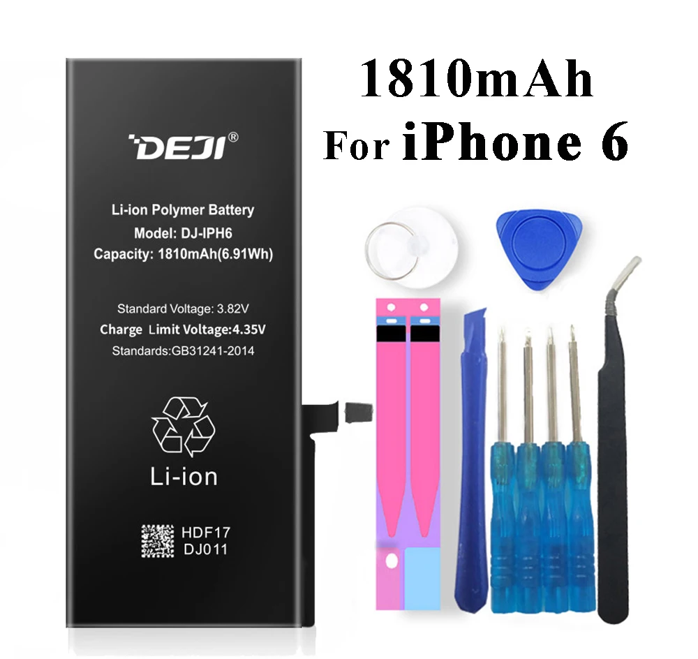 Аккумулятор для Apple iPhone 5S 6 6s 7 8 7G 8G iPhone 6 S Сменные литий-полимерные аккумуляторы+ инструменты для Apple iPhone 5S 6 6s 7 8 батарея