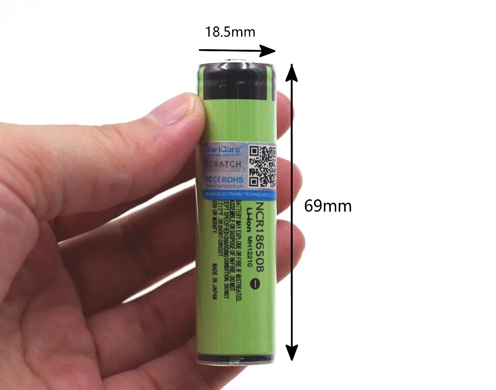 Литий ионный аккумулятор VariCore NCR18650B 18650 мАч 3400 в|rechargeable battery|batterie 3.7 v rechargeablebattery