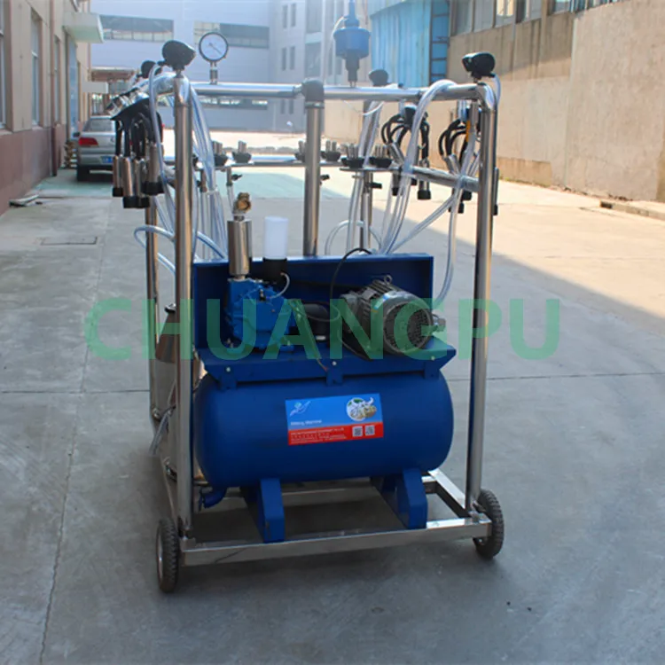 Вакуумный насос для козы Молочная машина 4 за один раз|can pump|canned machine |