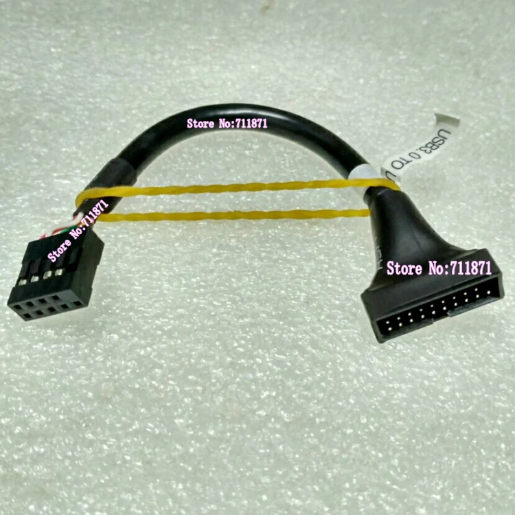 Материнская плата USB3.0 к USB2.0 Tieline 19P 20P передняя материнская подключение USB3 9P USB2 USb 3