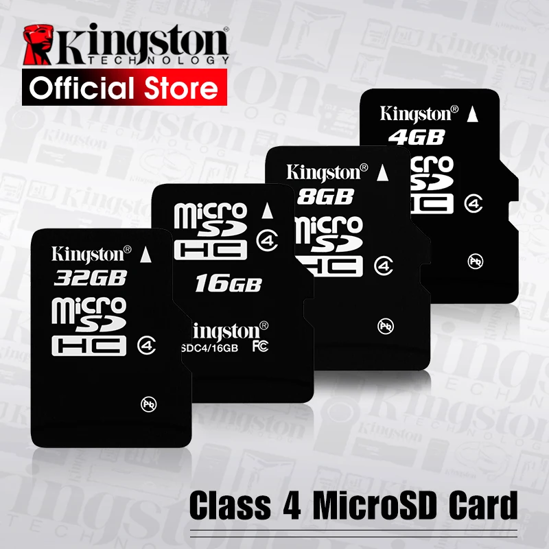 Kingston Карта памяти Micro SD класс 4 16 ГБ 32 ГБ|kingston microsd card|microsd cardkingston |