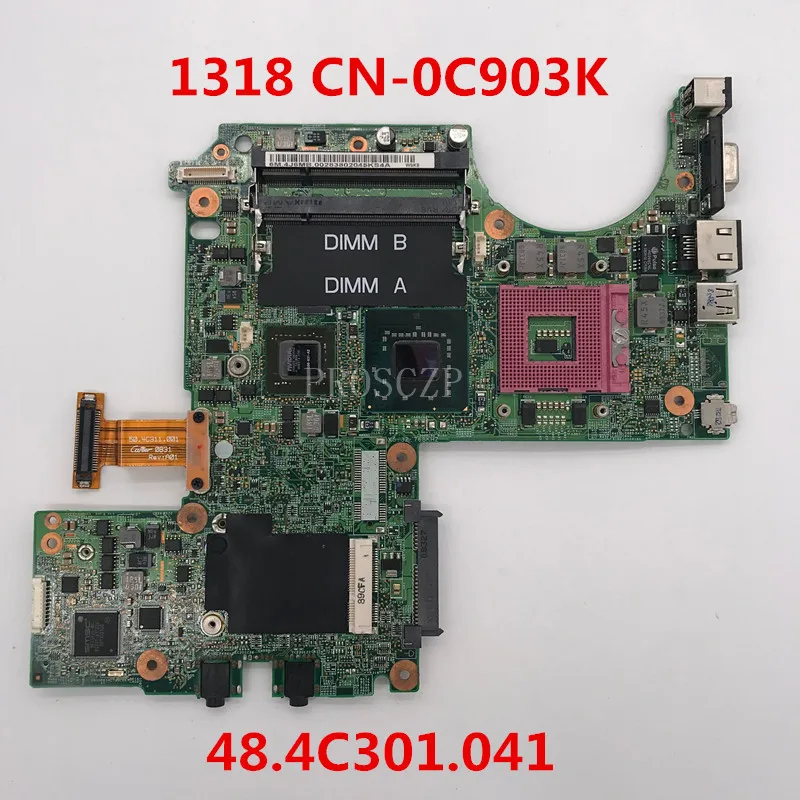 Free shipping For inspiron 1318 Laptop motherboard CN-0C903K 0C903K C903K 06253-4 48.4C301.041 working well | Компьютеры и офис