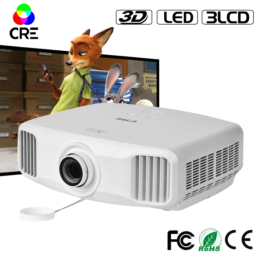 Лучший 2K 3d full hd led android проектор 1080p предложение|projector 1080p|best projectorled projector |