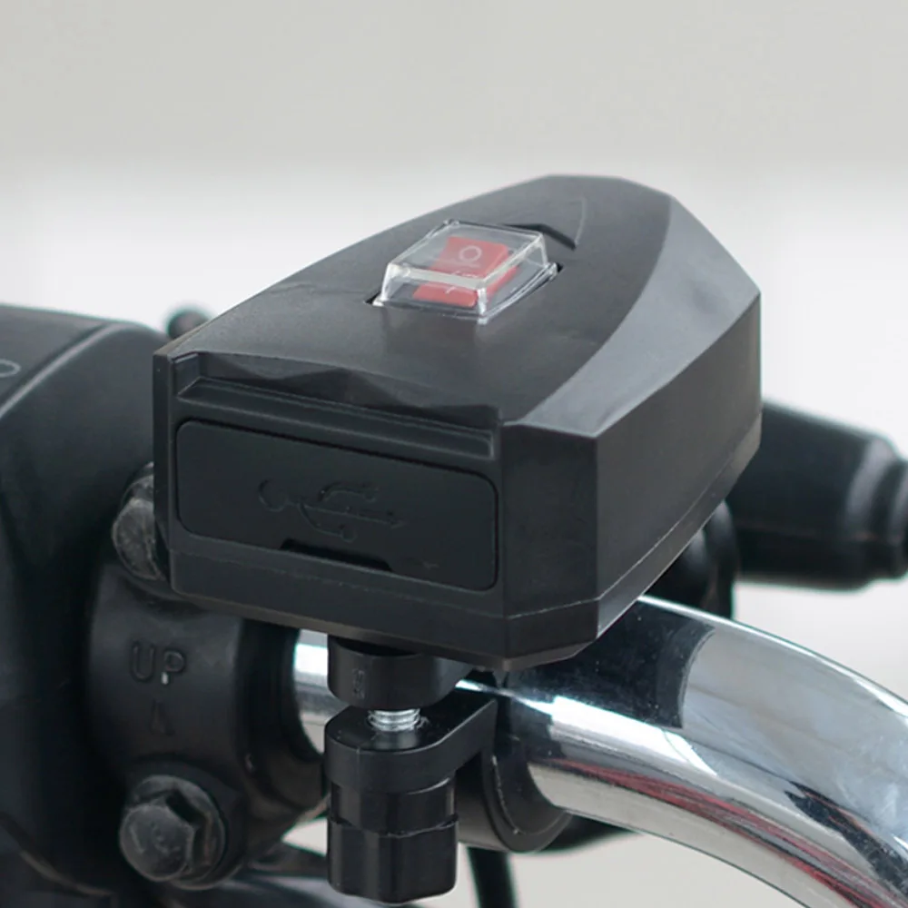 10V 80V мотоцикл 2.4A двойной USB Водонепроницаемый Зарядное устройство скутер руль