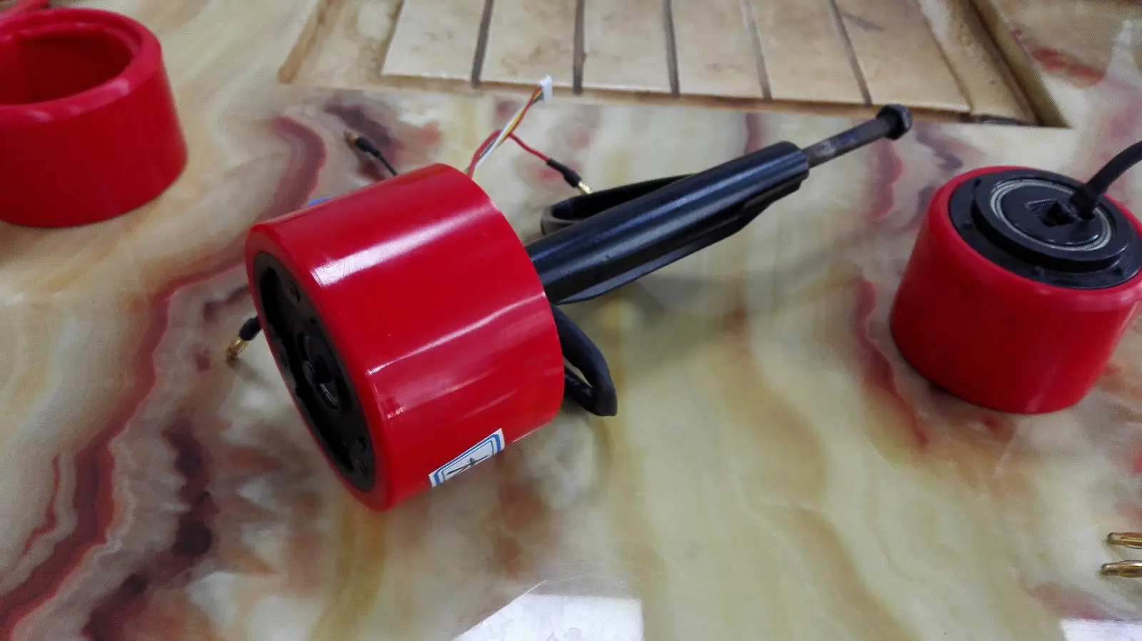 DIY electric skateboard wheel W/brushless Sensored 6065 6060 motor Easy assembly