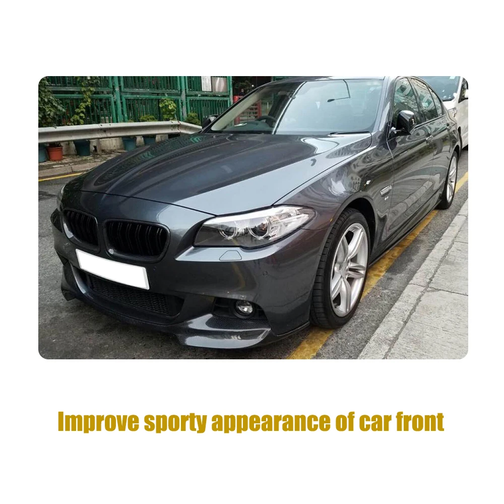 Спойлер f10 из углеродного волокна для BMW 5 Series F10 M Sport Sedan 528i 530i 535i 550i Tech 2012 2016|front lip