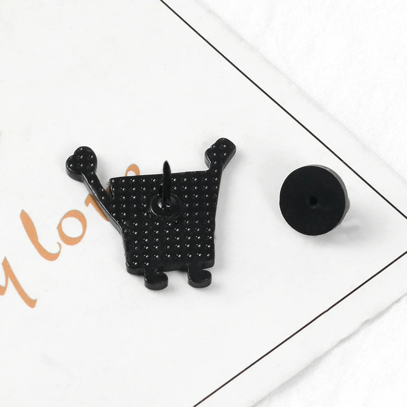 Happy Cheering Губка Боб pin значки с героями мультфильмов эмалированные булавки классические детские аниме-броши забавные ювелирные изделия подарок для фанатов детей