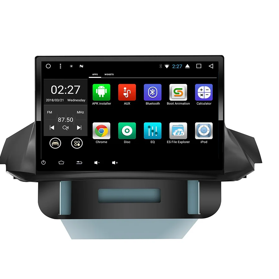 Автомобильный мультимедийный плеер сенсорный экран 10 2 дюйма Android 7 1 4 ядра Wi-Fi