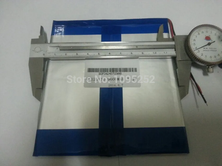 

7.4V 9600mAH (Real Capacity) Li-ion battery Battery Cell for 9.7" 10.1" Spark V99 Tablet PC 4.0*120*130mm