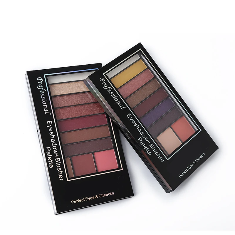 BESTGORILLA Makeup Palette 10 Color Matte Shimmer Eyeshadow Bronzer Blusher Contouring Natural Warm Smoky Eye Shadow Set |