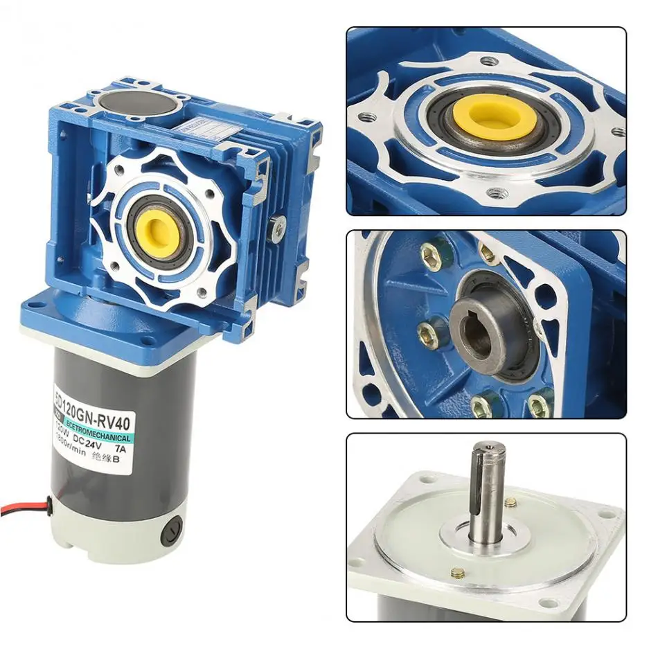 5D120GN-RV40 червячный мотор с регулируемой скоростью DC24V 120 Вт с самоблокирующимся