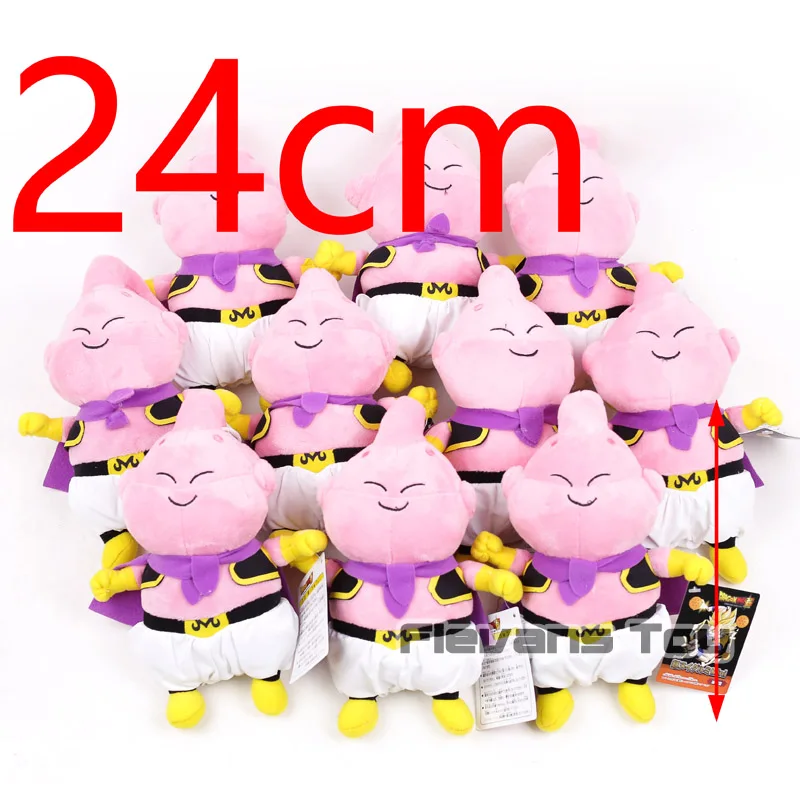 Dragon Ball Z Super Saiyan GodSS синие волосы сын Goku vegeta Piccolo Majin Buu плюшевые подвесные игрушки куклы 10 шт./партия - Цвет: Buu
