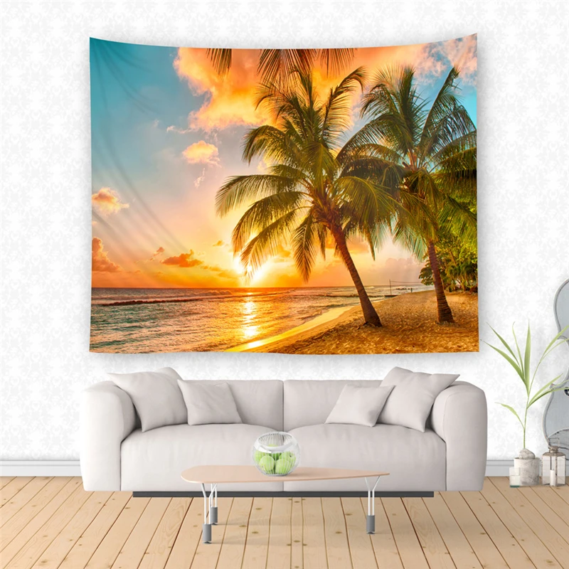 Casegrace Forest Tapestry Simple Style Wall Dorm Decor Hanging Printed With Polyerter Table Cloth Picnic | Дом и сад