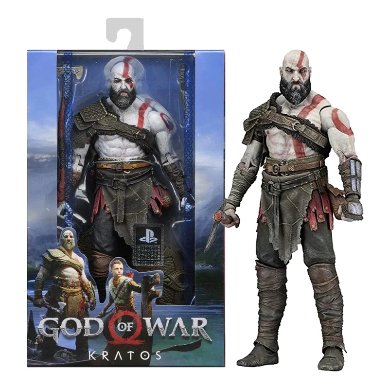 20cm NECA God of War Kratos Action Figure Toy Doll Christmas Gift | Игрушки и хобби