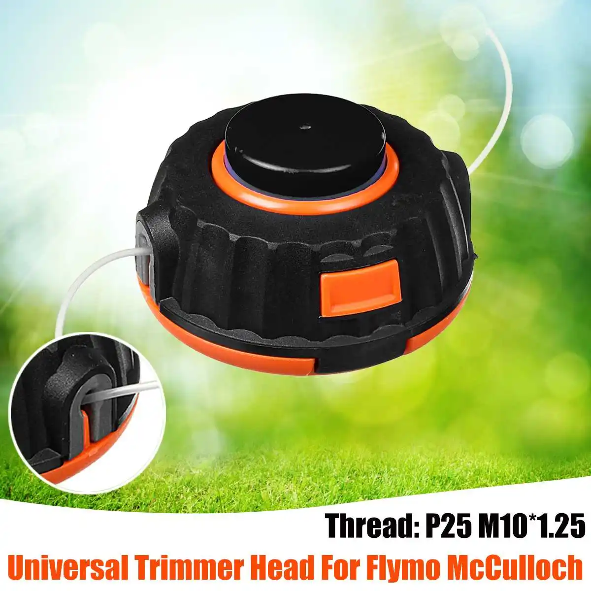 Универсальный M10 триммер для травы головка Strimmer линия пила трава щетка для газонокосилки принадлежности для резки для pymo McCulloch части