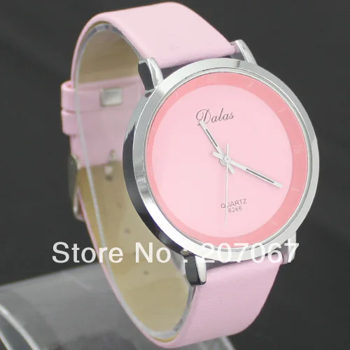 Free shipping 5pcs/Lot 5 Colors choose Womens Ladies Brand New Leatheroid Quartz Movement Wrist Watch Watches | Тематическая одежда