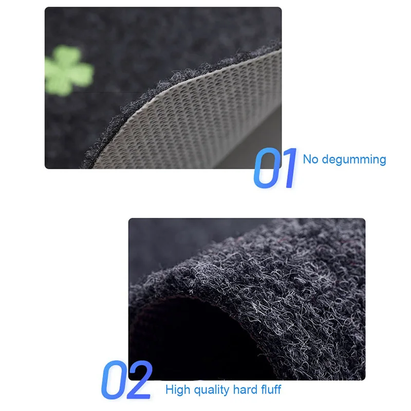 Лучший Коврик для входной двери четыре листа клевера впитывающие воду Коврики