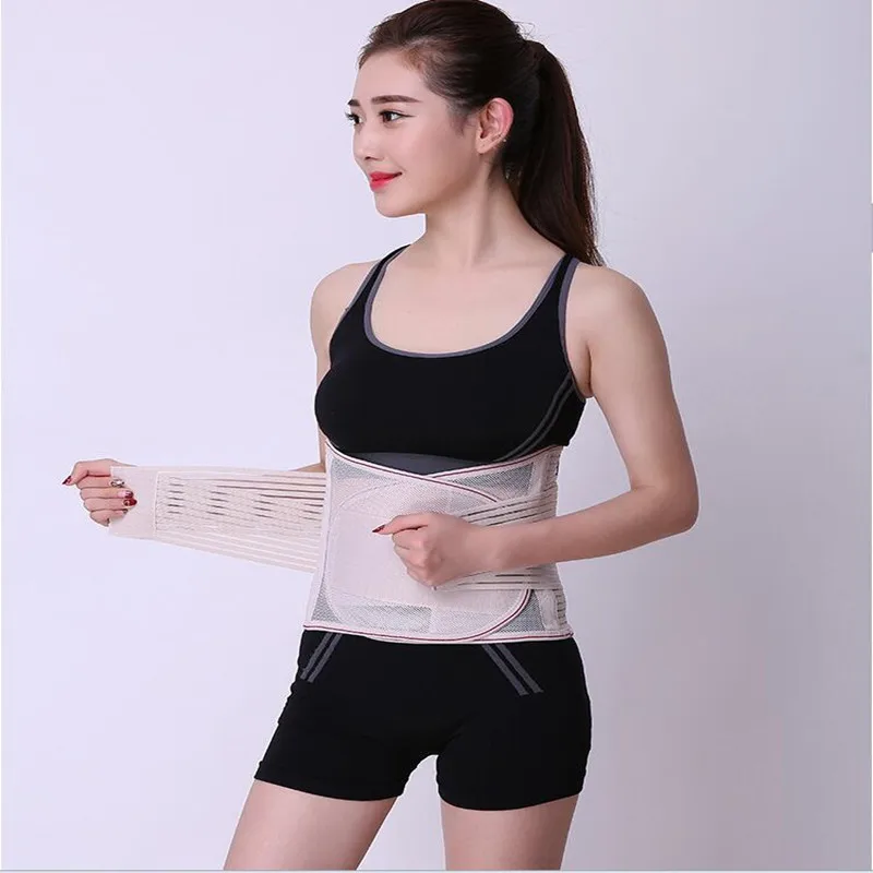 

AOFEITE Breathable Lumbar orthopedic Corset Women Medical Lower Back Support Posture Correction Waist Belt Spine Support Belts
