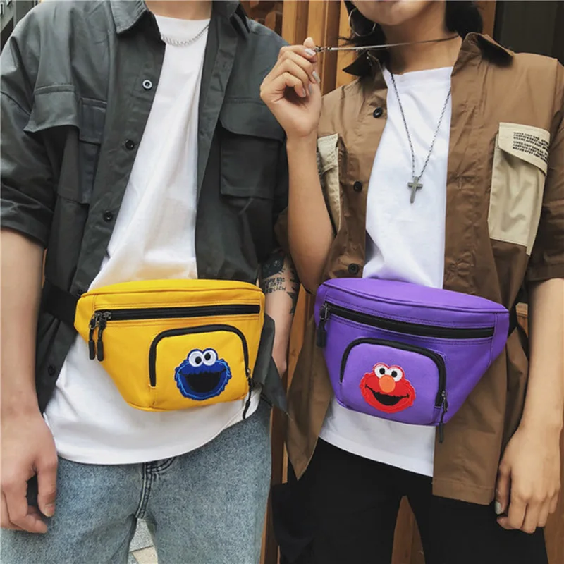 Модная поясная сумка Ins на каждый день забавная уличная нагрудная маленький