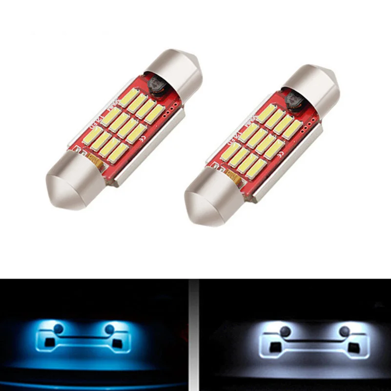 2 шт. 36 мм гирлянда C5W Светодиодная лампа Canbus без ошибок лампочка для VW Volkswagen Passat B6