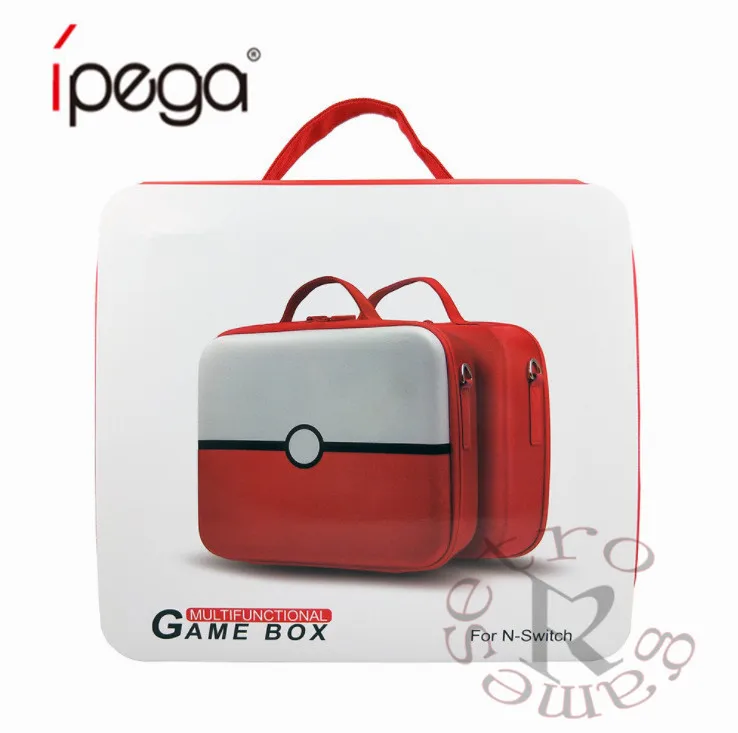 

Портативная сумка для NS Nintendo Switch Poke Ball Plus, сумка из ЭВА на молнии для хранения, чехол, сумка через плечо, аксессуары