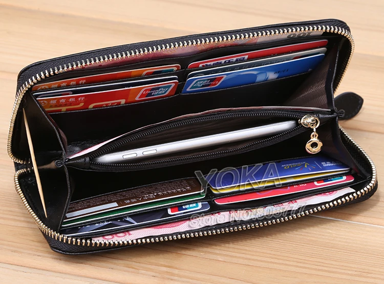 2016 НОВЫЙ Женский овечья кожа кошелек подлинная кожаный сцепления. натуральная