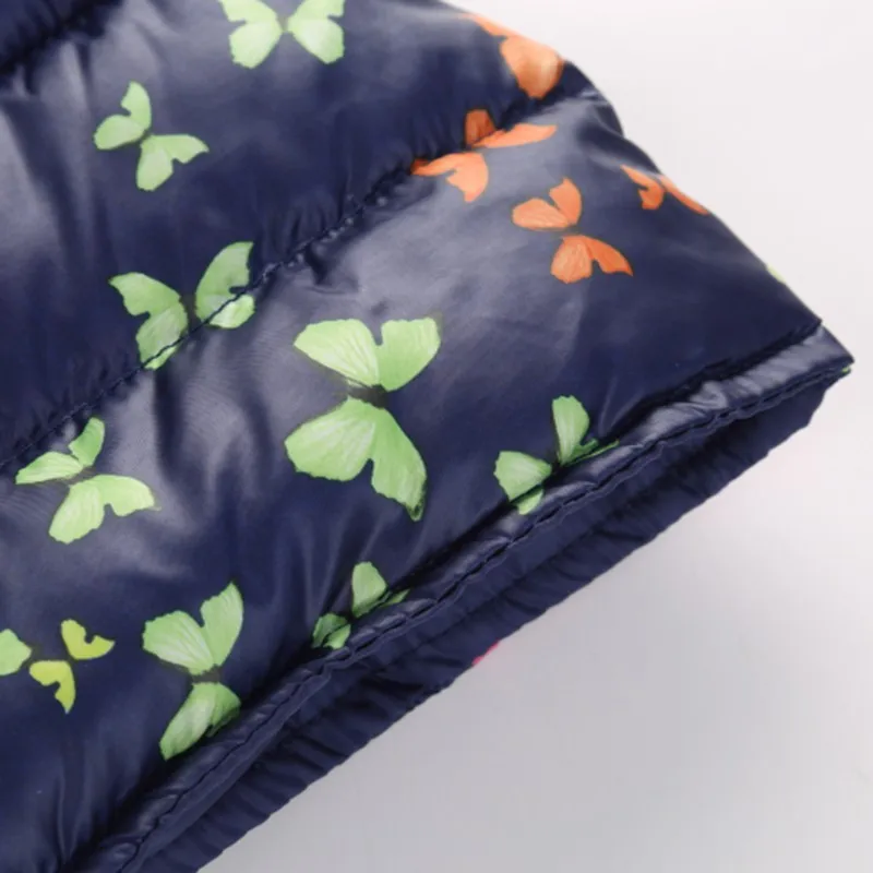 Жилеты для девочек зимний теплый жилет на пуху детей от 2 до 7 лет милый с