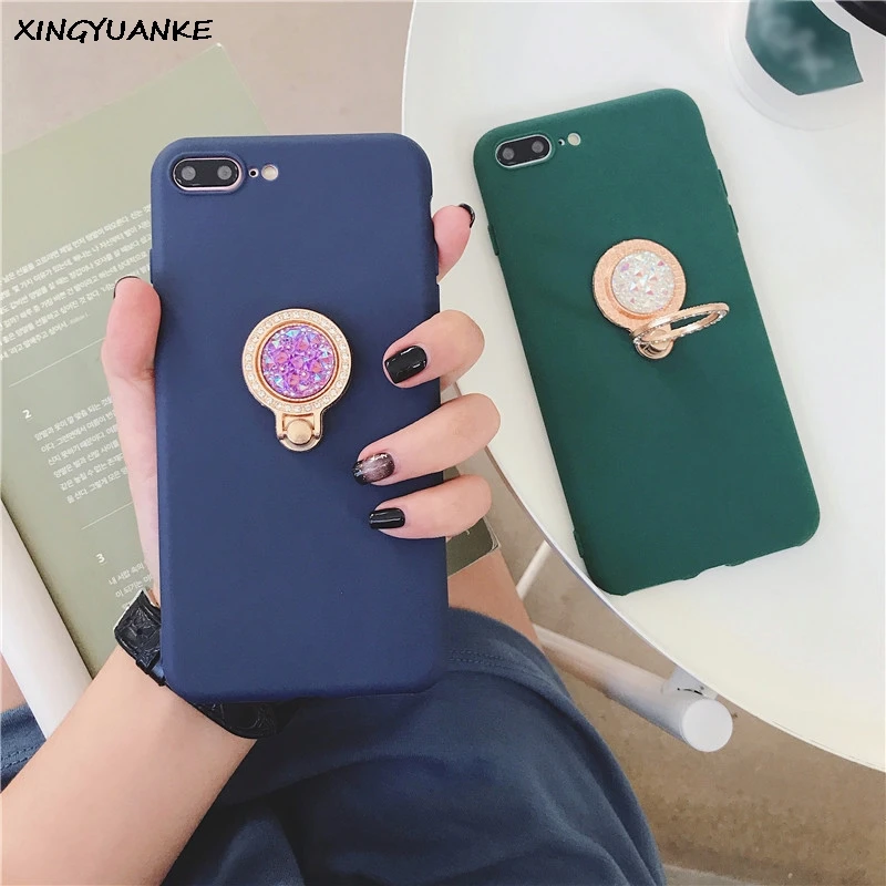 XINGYUANKE 3D блеск кольцо чехол для Meizu M3 Note Роскошный Алмаз Стенд Meilan Примечание 3