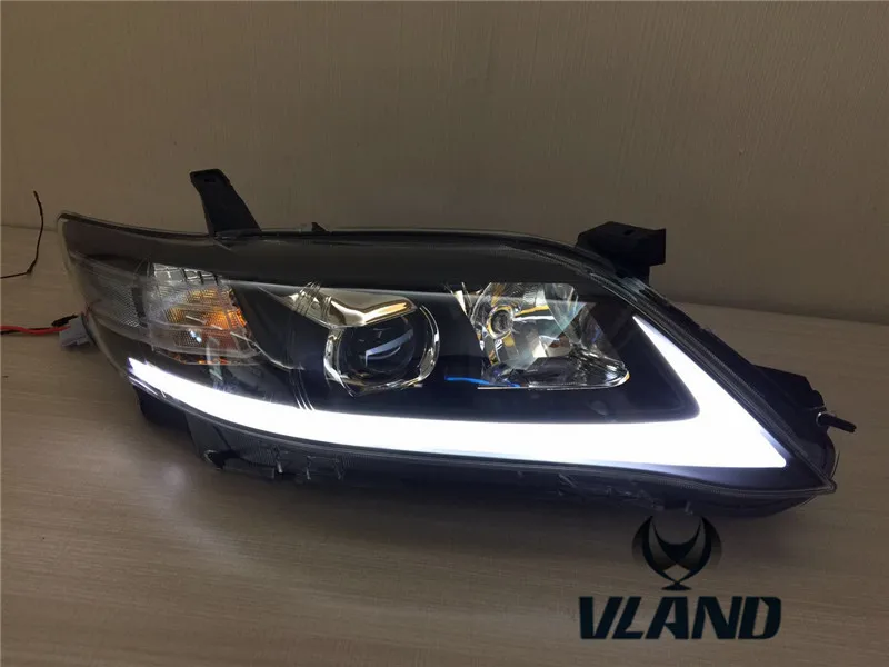 VLAND фабрика для автомобиля фара для светодиодная фара дальнего света Camry 2009 2010 2011 Camry V40 светодиодный головной светильник с Дневной светильник H7 ксеноновая лампа