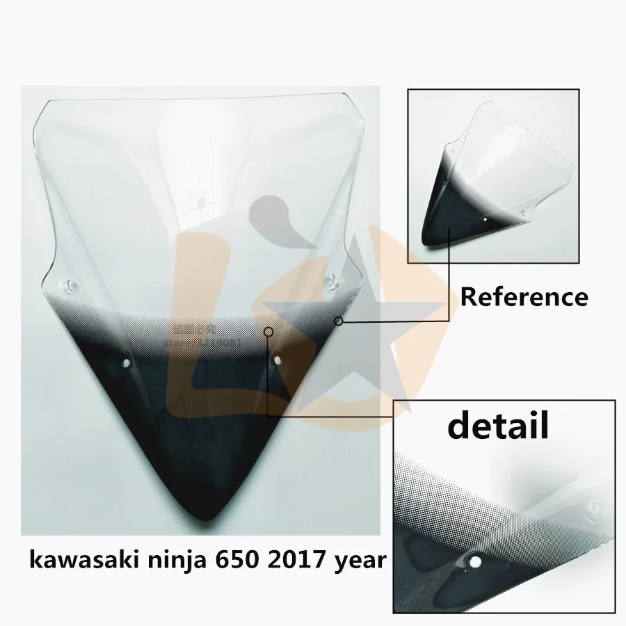 Аксессуары для мотоциклов подходит kawasaki KAWASAKI Ninja 650 2017 прозрачный дым Клара