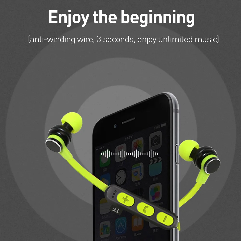 Lamyik Магнитная TN Active Шум отмена спорта Bluetooth наушники/Беспроводной гарнитура для