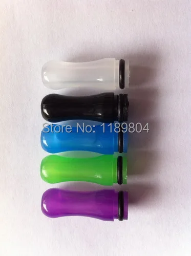 leiqidudu 50pcs e Cigarette EGO Plastic 510 Drip Tips Mouthpiece drip TIP for RDA tip Vivi E Clearomizer|510 tip|drip tip510 mouthpiece |