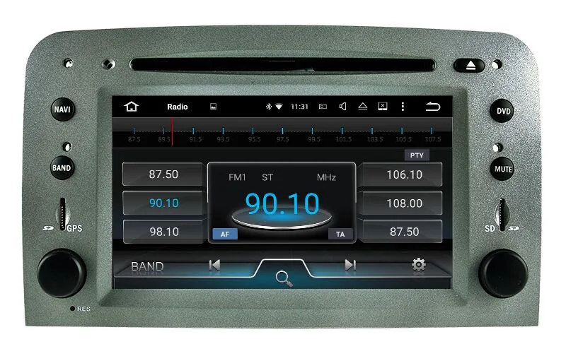 Автомагнитола на Android 8 0 с DVD плеером GPS навигацией для Alfa Romeo 147/GT Bluetooth USB SD картой 4