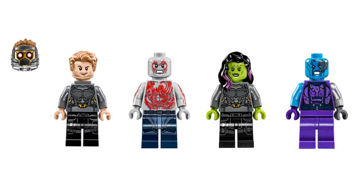 Bela 10748 Super Heroes The Milano vs. Abilisk Aircraft Building Block Brick Toys Compatible with Legoings Marvel 76081 | Игрушки и