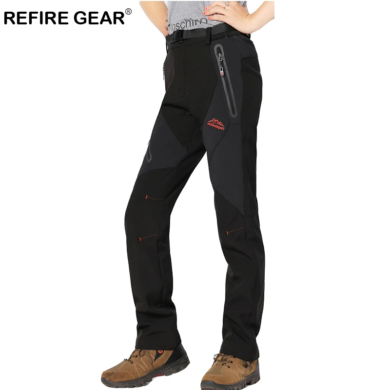 ReFire Gear флисовые походные брюки с мягкой оболочкой женские легкие толстые